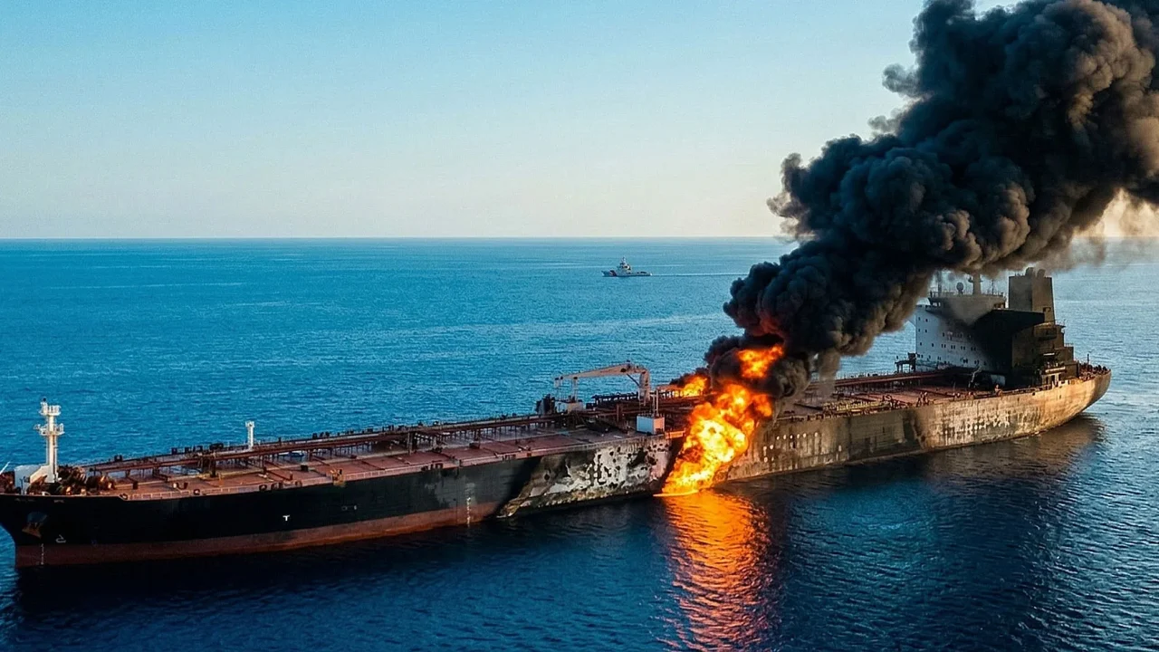 Strait of Hormuz Shipping Halts as Ship Sinkings and Air Strikes Disrupt Global Market