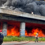 Two Severely Burnt as Fuel Tanker Plunges from Otedola Bridge in Lagos