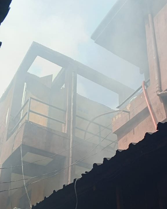 Fire Guts Section of Folashade Tinubu Ojo Market